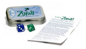 The original Zufall Adventures Dice Kit